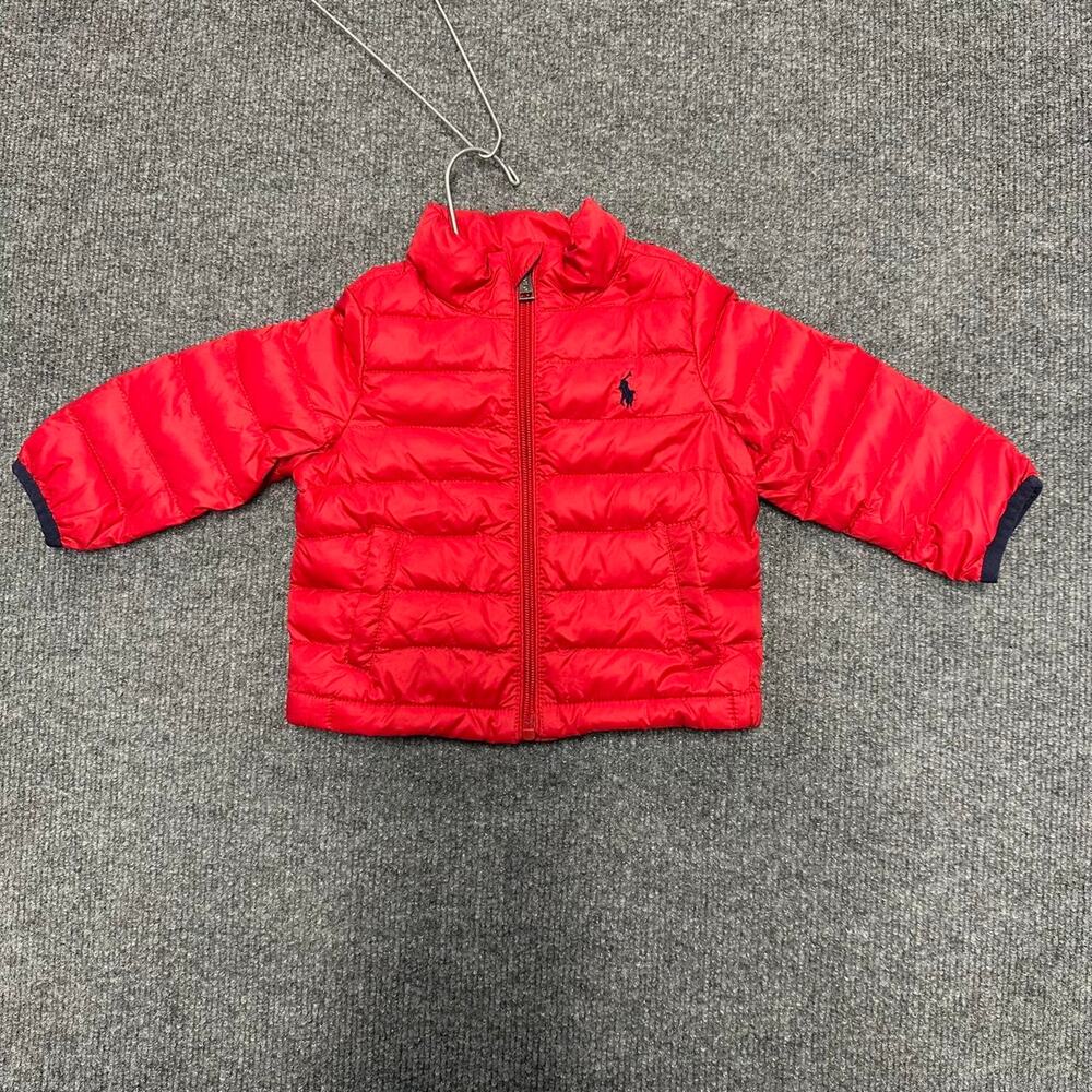 Polo Ralph Lauren Baby Boy Goose Down Puffer Jkt Preppy Insulated Winter Coat 9m